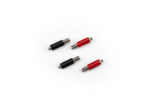 [set_4_contact_15mm_rd] SET OF 4 CONTACTS POINT 15MM RED & BLACK FOR CHAMELEON® PRODUCT